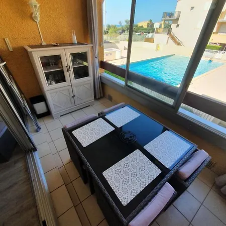 Aquaplage Joli T2 Avec Piscine Bord De Richelieu Cap D'agde Apartment Agde